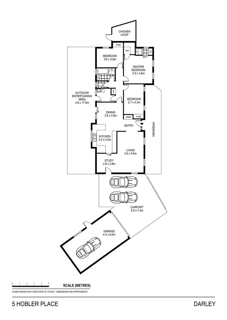 Floorplan of Homely house listing, 5 Hobler Place, Darley VIC 3340