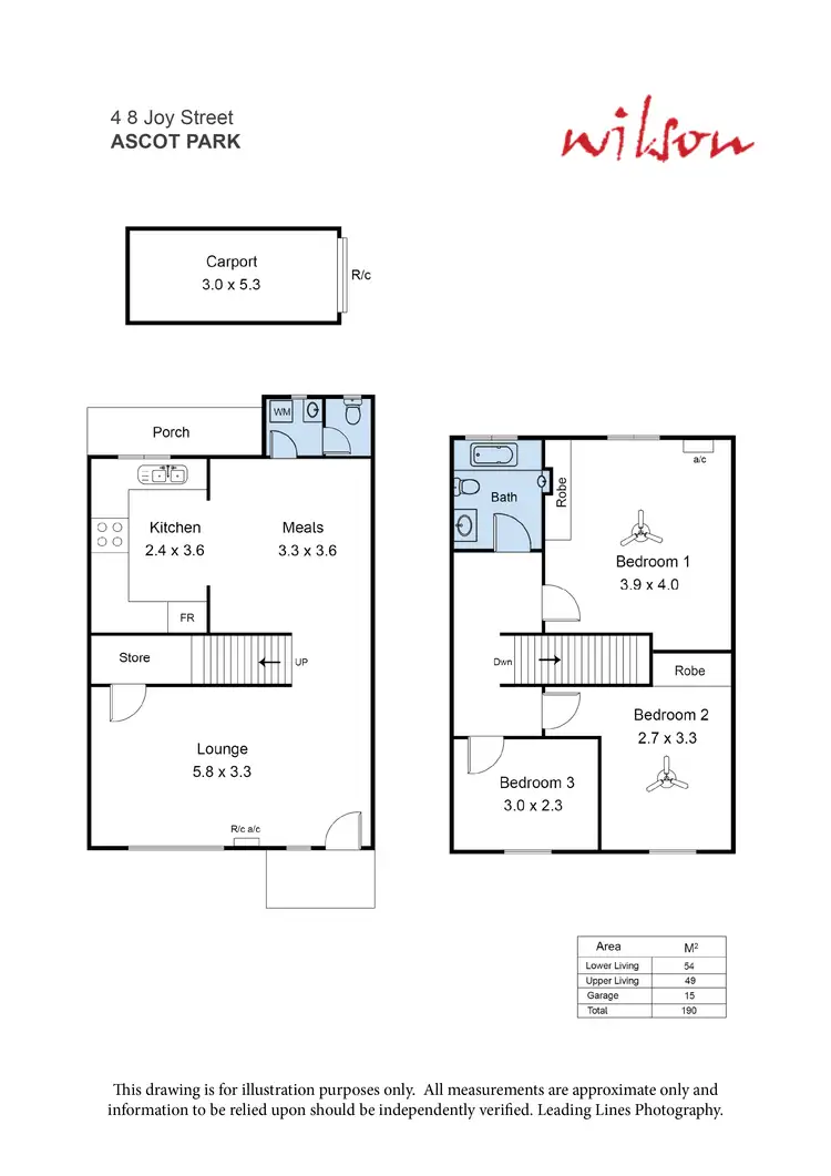 Floorplan of Homely townhouse listing, Unit 4/8 Joy Street, Ascot Park SA 5043