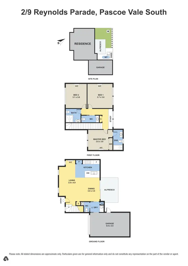 Floorplan of Homely townhouse listing, 2/9 Reynolds Parade, Pascoe Vale South VIC 3044