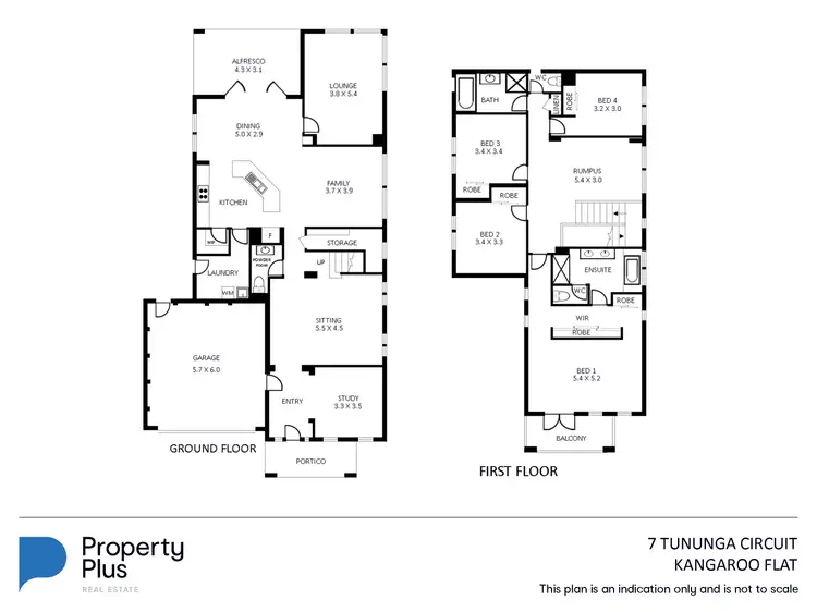 Floorplan of Homely house listing, 7 Tununga Circuit, Kangaroo Flat VIC 3555