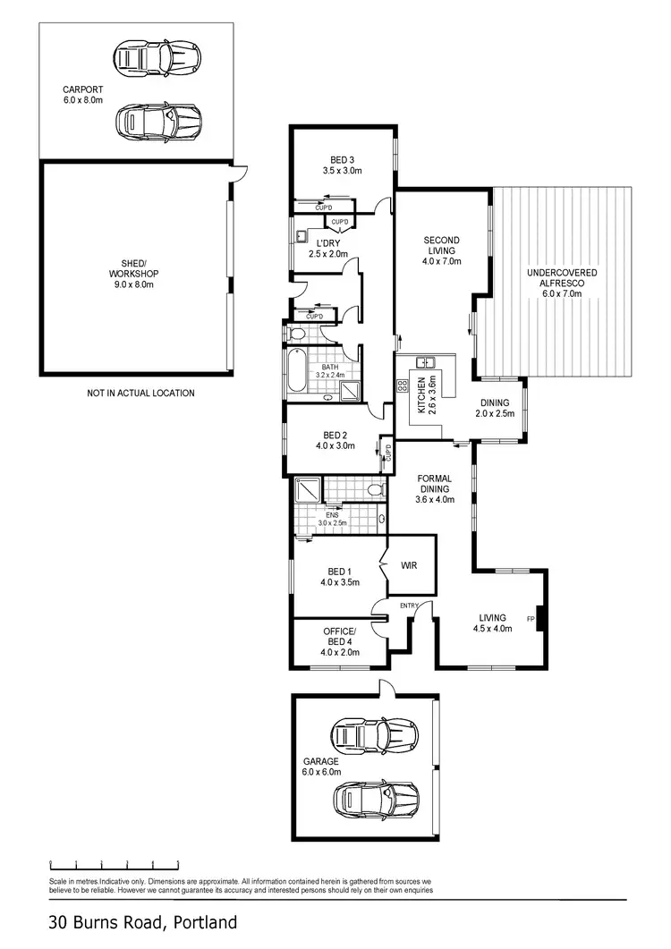 Floorplan of Homely house listing, 30 Burns Road, Portland VIC 3305