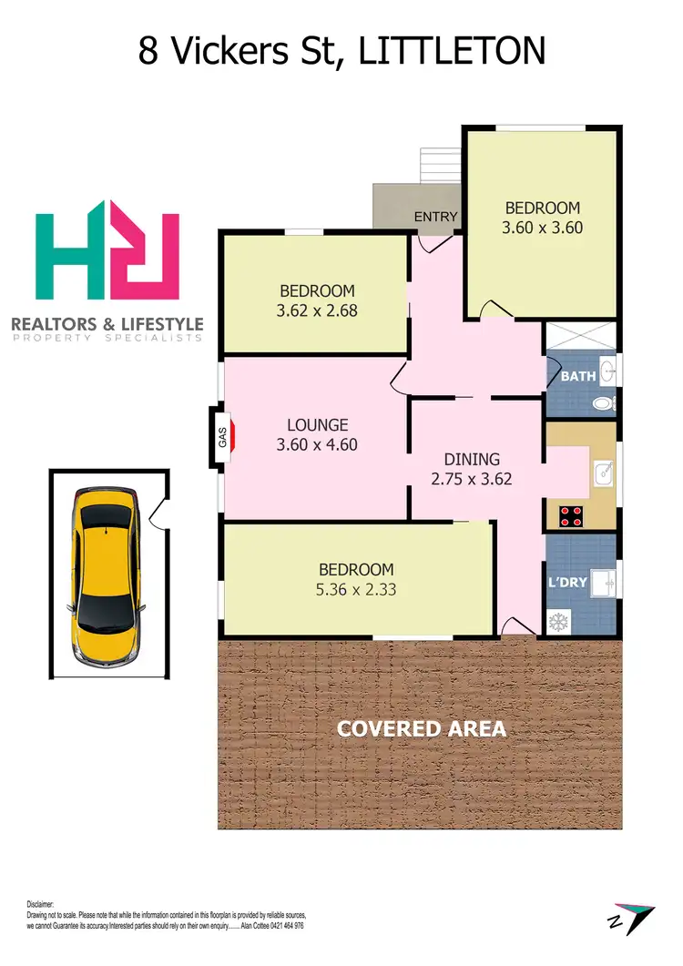 Floorplan of Homely house listing, 8 Vickers Street, Littleton NSW 2790
