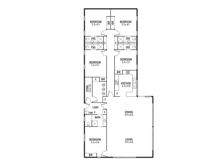 Floorplan of Homely house listing, 8 Christensen Street, Sawmill Settlement VIC 3723