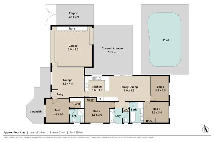 Floorplan of Homely house listing, 4 Volterra Place, Moggill QLD 4070