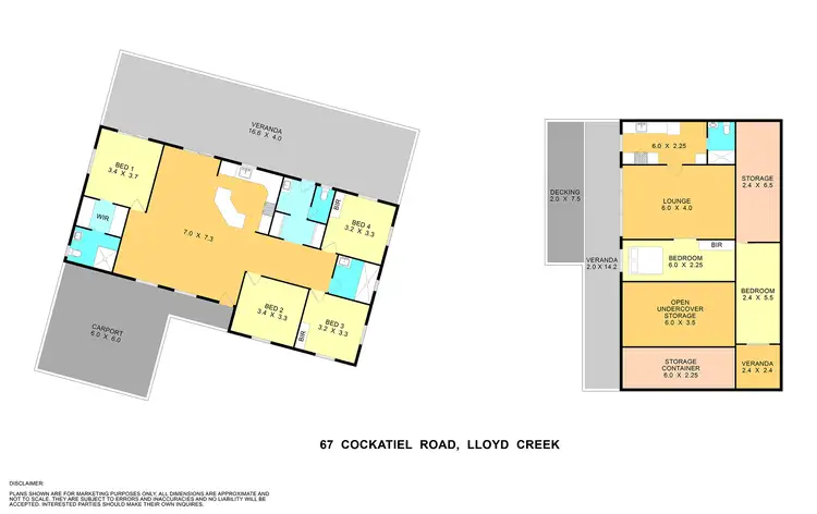 Floorplan of Homely house listing, 67 Cockatiel Road, Lloyd Creek NT 822