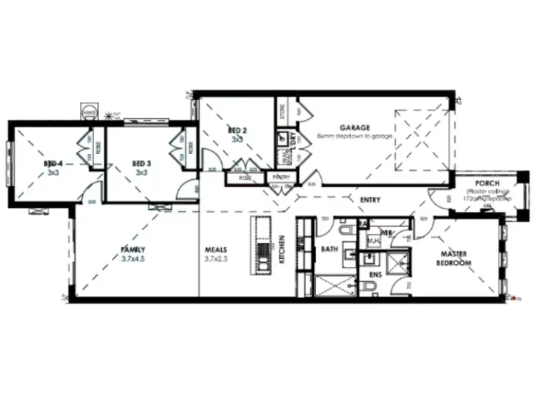 Floorplan of Homely house listing, Address available on request