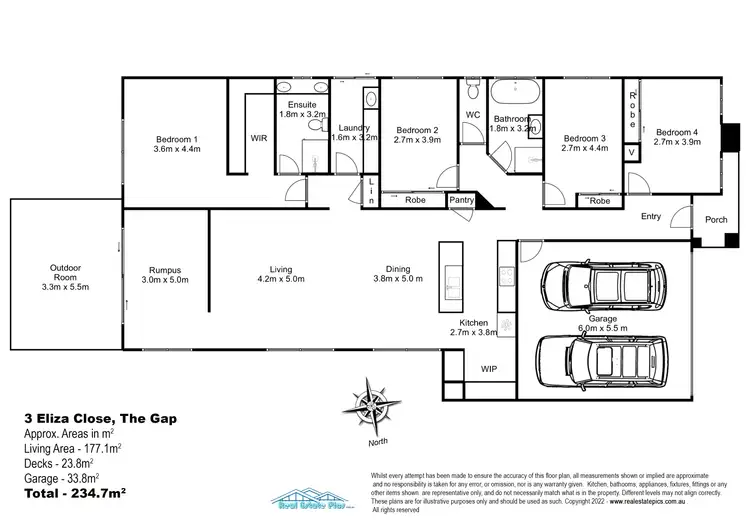 Floorplan of Homely house listing, 3 Eliza Close, The Gap QLD 4061