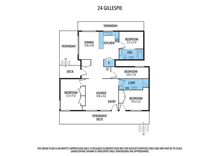 Floorplan of Homely house listing, 24 Gillespie Street, Tabilk VIC 3607