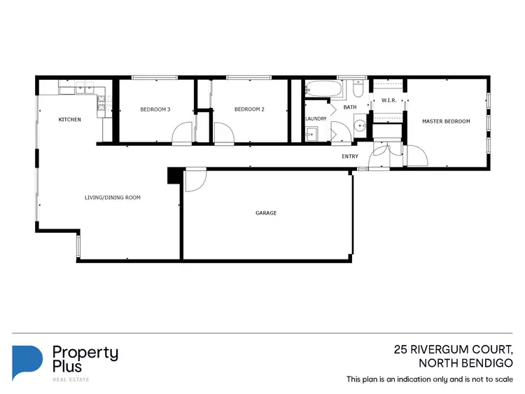 Floorplan of Homely house listing, 25 Rivergum Court, North Bendigo VIC 3550