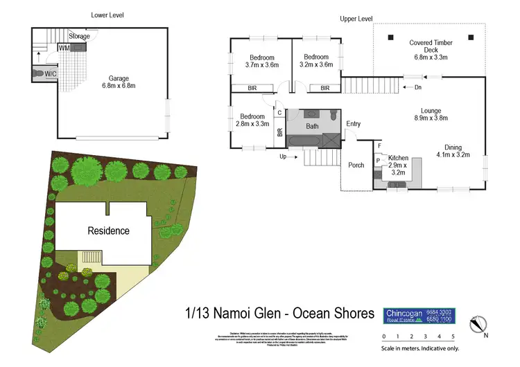 Floorplan of Homely house listing, 13 Namoi Glen, Ocean Shores NSW 2483