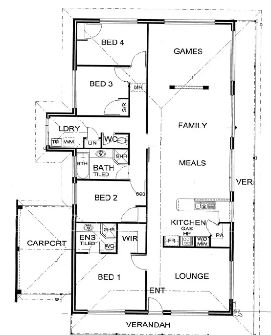 Floorplan of Homely house listing, 25 Worley St, Willagee WA 6156
