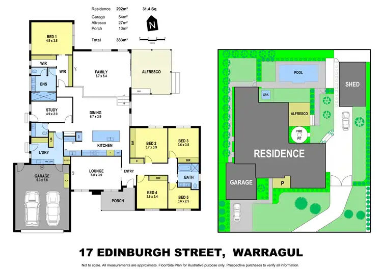 Floorplan of Homely house listing, 17 Edinburgh Street, Warragul VIC 3820