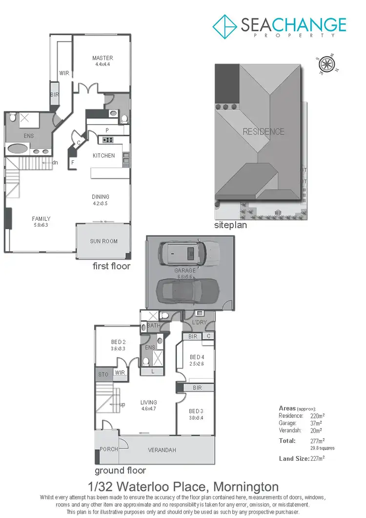 Floorplan of Homely house listing, 1/32 Waterloo Place, Mornington VIC 3931