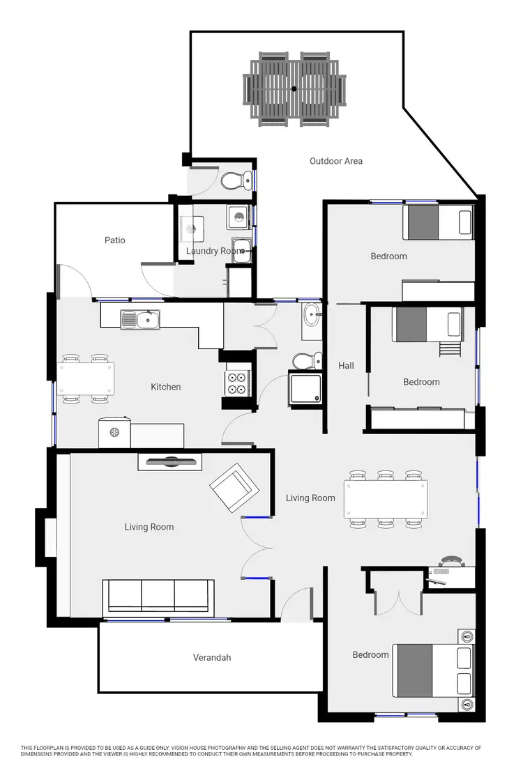 Floorplan of Homely house listing, 2 Myall Crescent, Red Cliffs VIC 3496