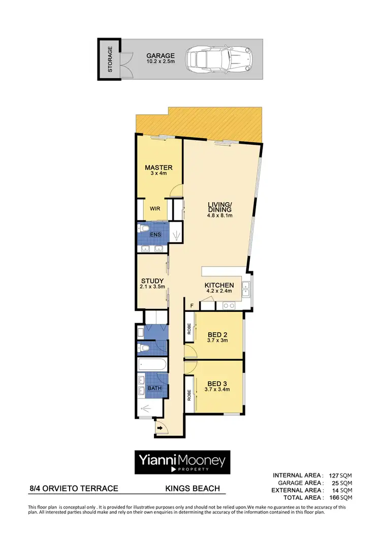 Floorplan of Homely unit listing, 8/4 Orvieto Terrace, Kings Beach QLD 4551
