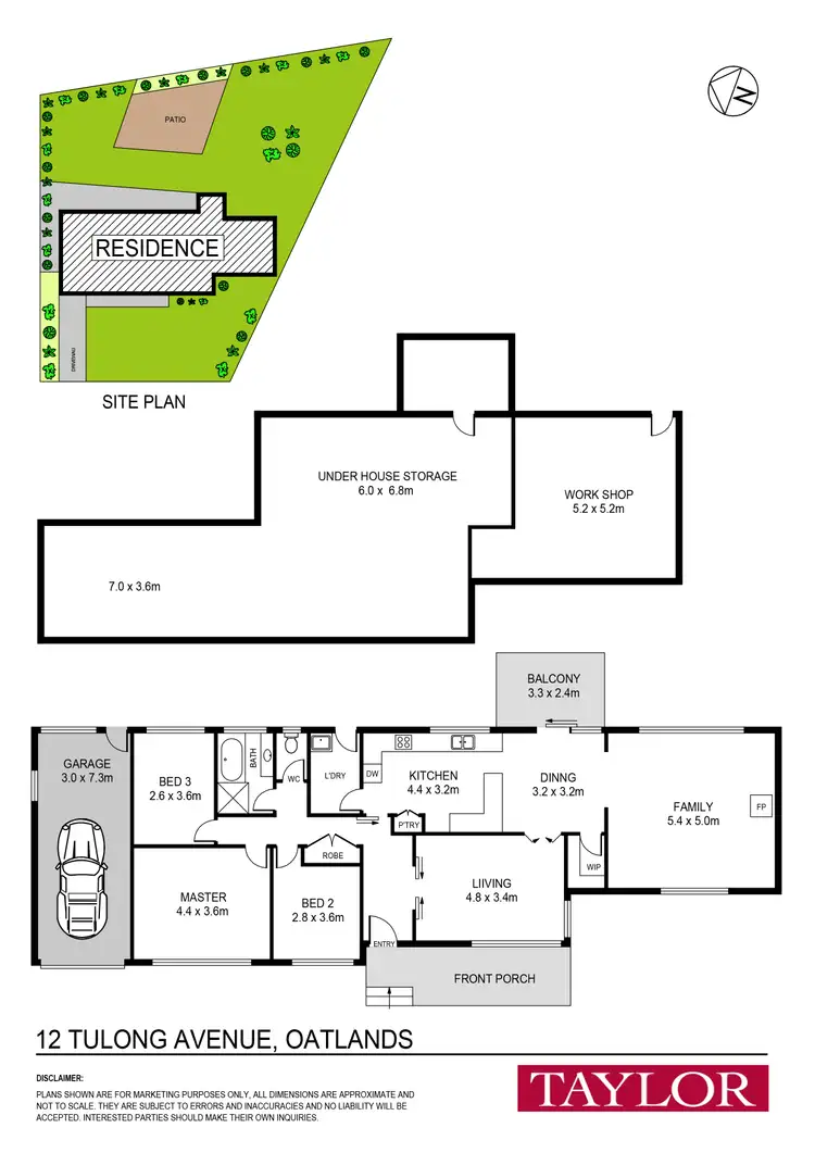 Floorplan of Homely house listing, 12 Tulong Avenue, Oatlands NSW 2117