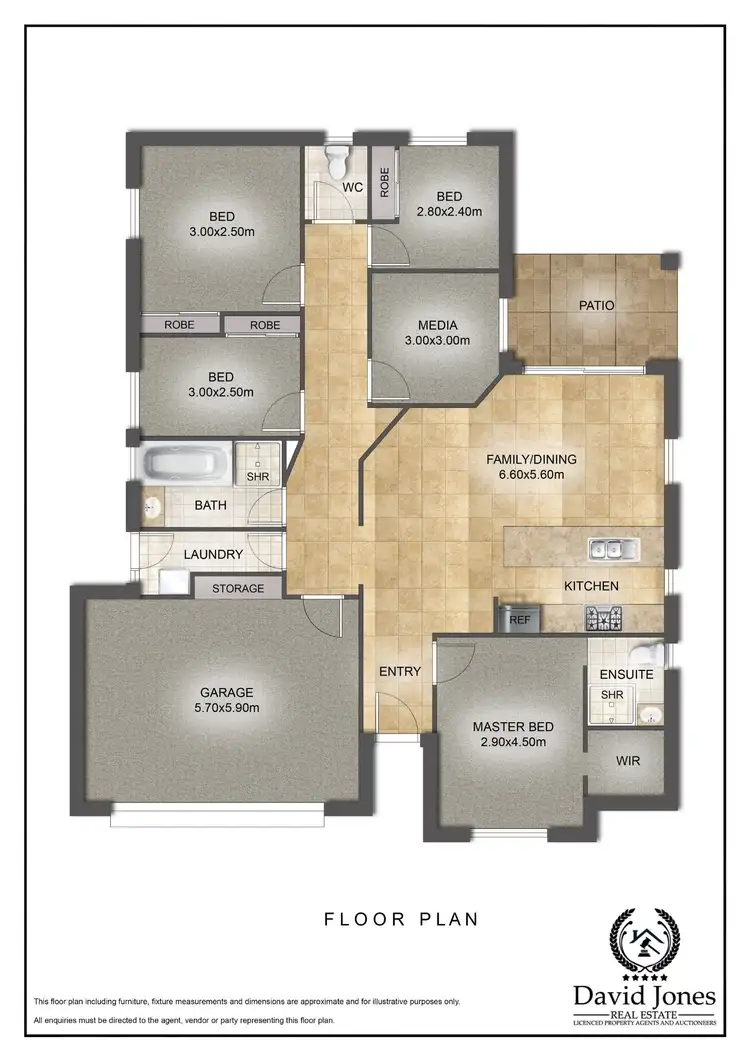 Floorplan of Homely house listing, 17 Oasis Court, Marsden QLD 4132