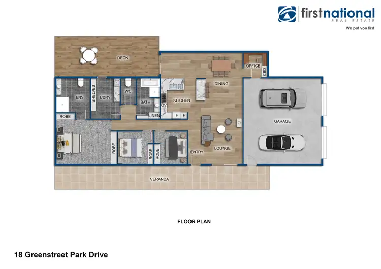 Floorplan of Homely rural property listing, 18 Greenstreet Park Drive, Malanda QLD 4885