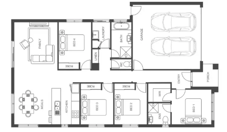 Floorplan of Homely house listing, Address available on request