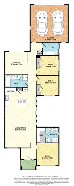 Floorplan of Homely house listing, 9 Ardor Avenue, Cranbourne North VIC 3977