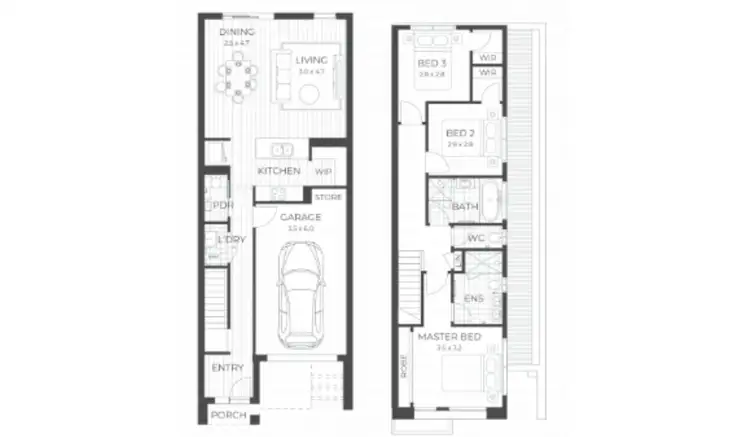 Floorplan of Homely townhouse listing, Address available on request