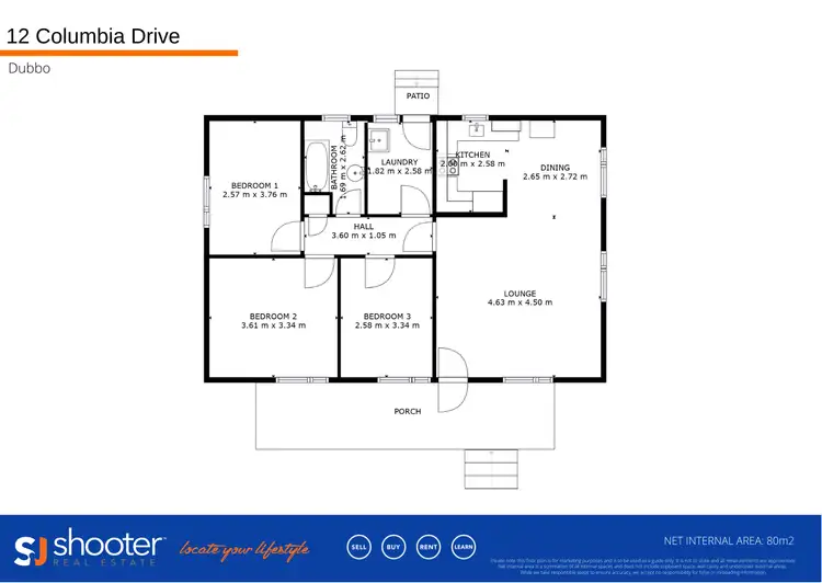 Floorplan of Homely house listing, 12 Columbia Drive, Dubbo NSW 2830