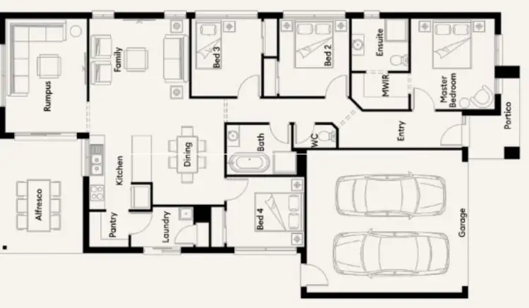Floorplan of Homely house listing, Address available on request