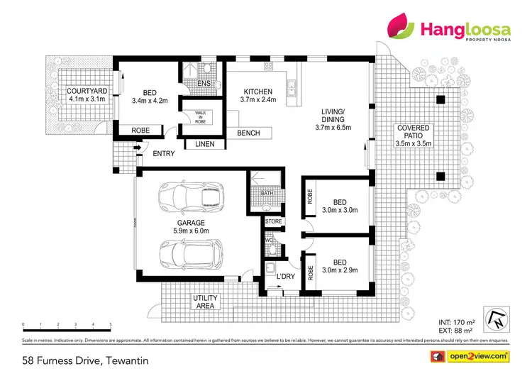 Floorplan of Homely villa listing, 63/58 Furness Drive, Tewantin QLD 4565
