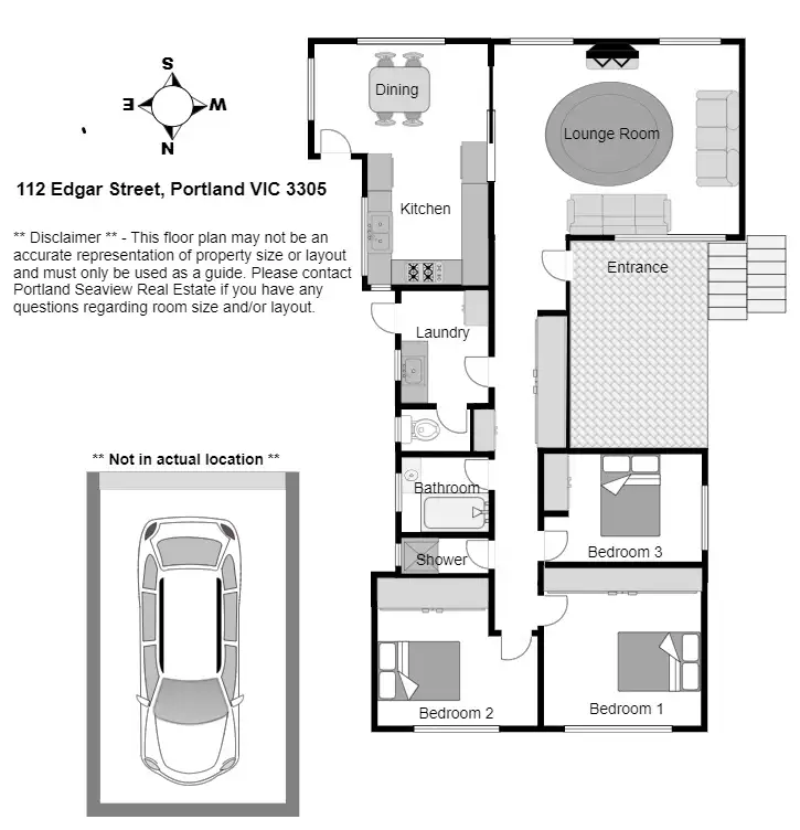Floorplan of Homely house listing, 112 Edgar Street, Portland VIC 3305