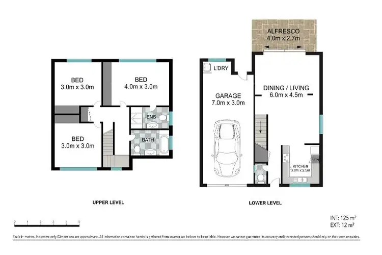 Floorplan of Homely townhouse listing, 48/6 Clearwater Street, Bethania QLD 4205