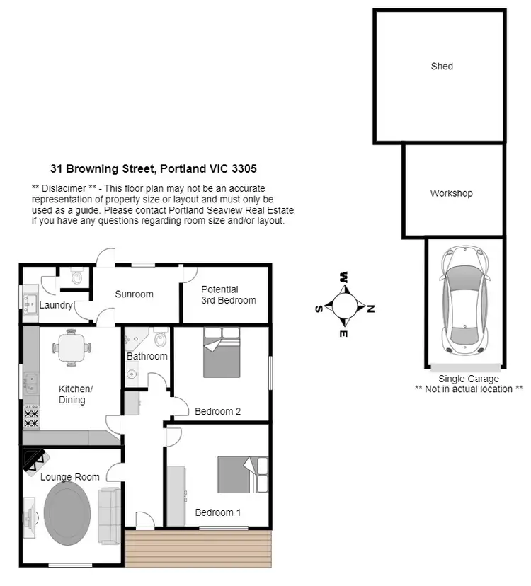 Floorplan of Homely house listing, 31 Browning Street, Portland VIC 3305