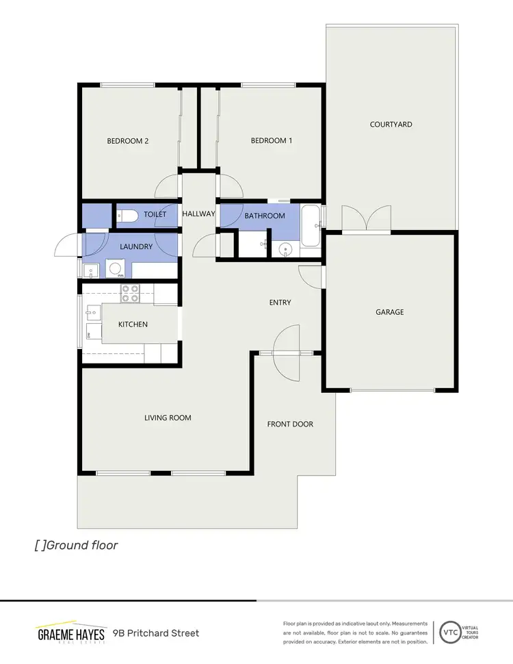 Floorplan of Homely townhouse listing, 9B Pritchard Street, Swan Hill VIC 3585