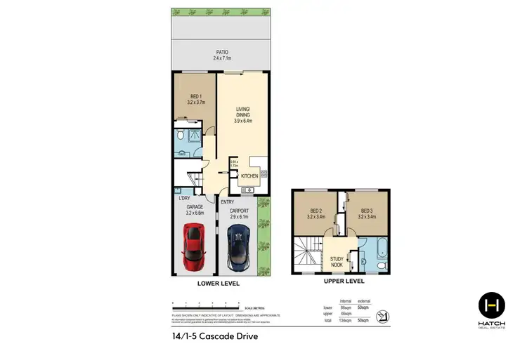 Floorplan of Homely townhouse listing, 14/1-5 Cascade Drive, Underwood QLD 4119