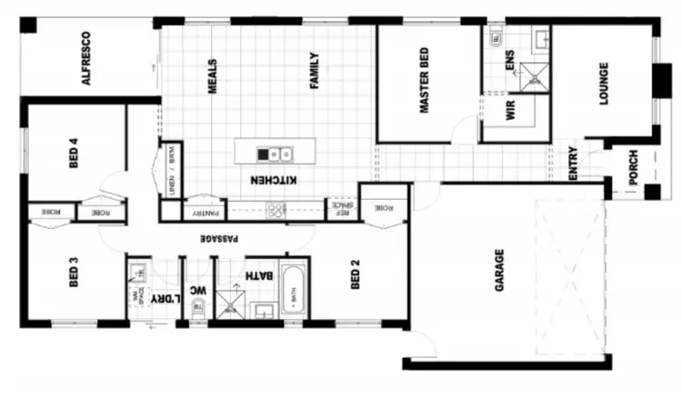 Floorplan of Homely house listing, Address available on request