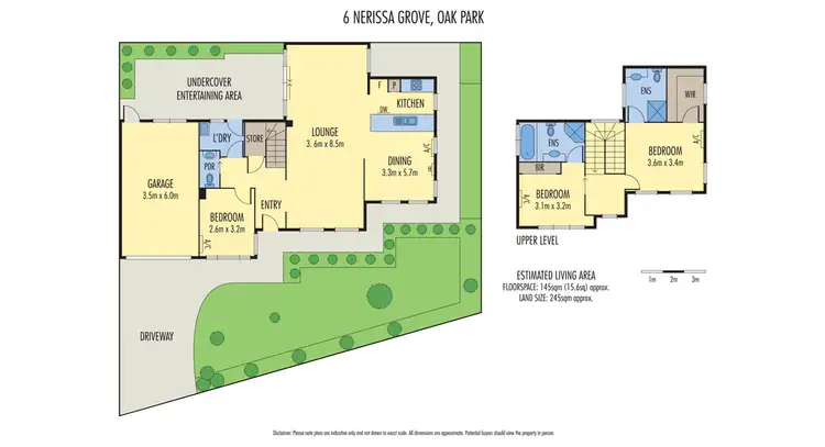 Floorplan of Homely townhouse listing, 6 Nerissa Grove, Oak Park VIC 3046
