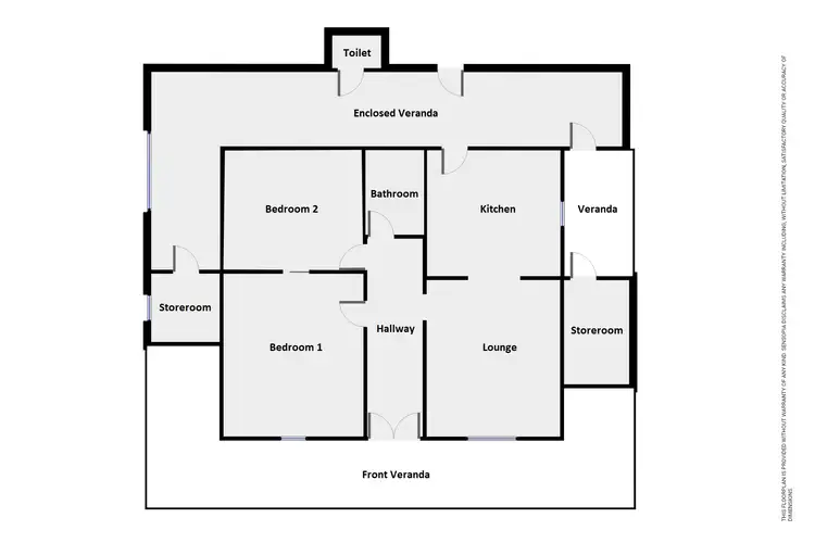 Floorplan of Homely house listing, 60 Cumming Avenue, Birchip VIC 3483