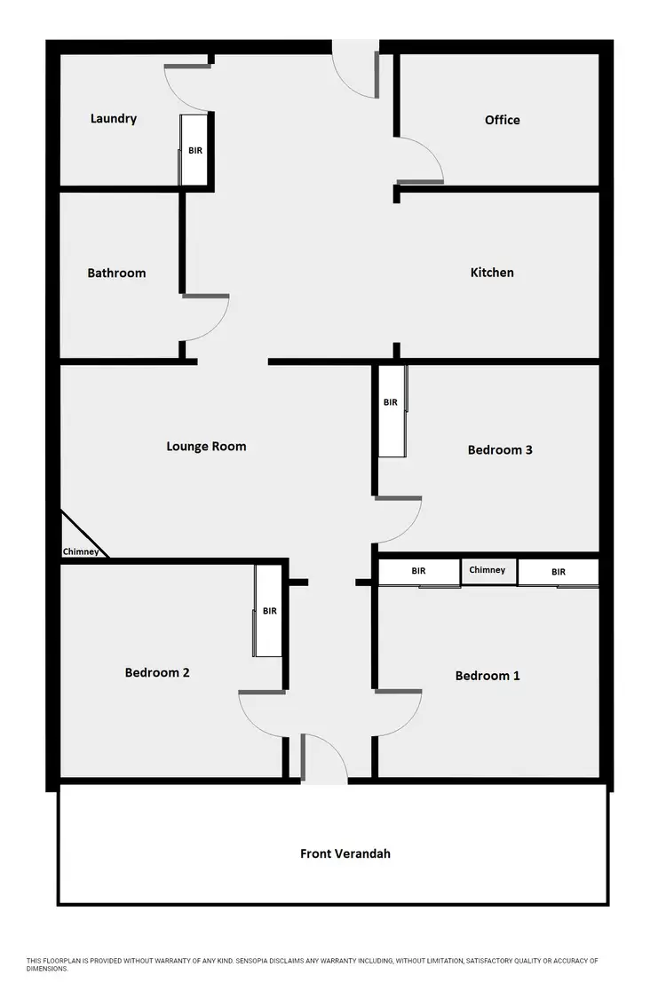 Floorplan of Homely house listing, 54 Anderson Street, Warracknabeal VIC 3393