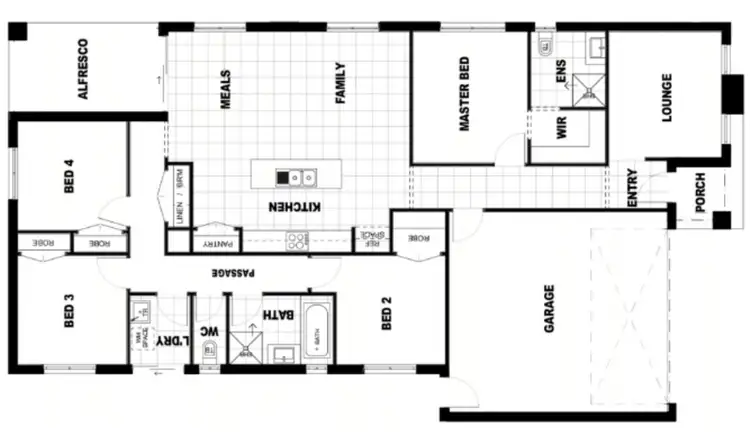 Floorplan of Homely house listing, Address available on request
