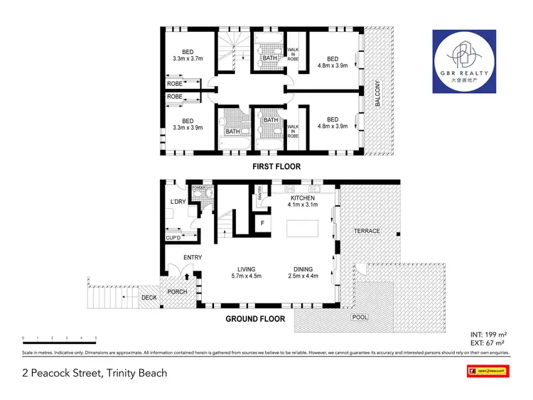 Floorplan of Homely house listing, 2 Peacock Street, Trinity Beach QLD 4879