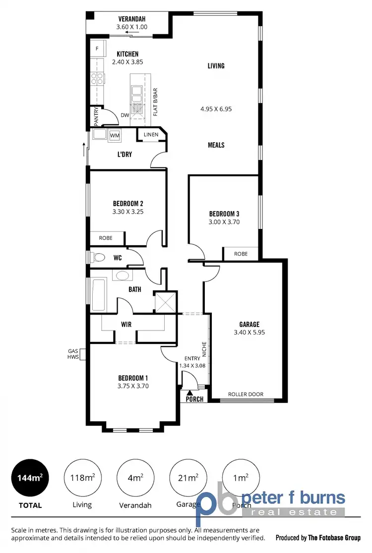 Floorplan of Homely house listing, 19 Parri Link, Noarlunga Downs SA 5168