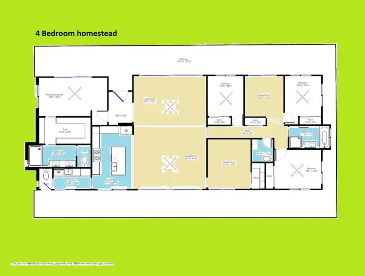Floorplan of Homely rural property listing, 491 Back Creek Road, Lochiel NSW 2549