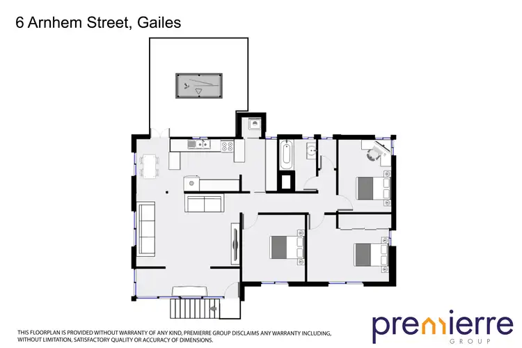 Floorplan of Homely house listing, 6 Arnhem Street, Gailes QLD 4300