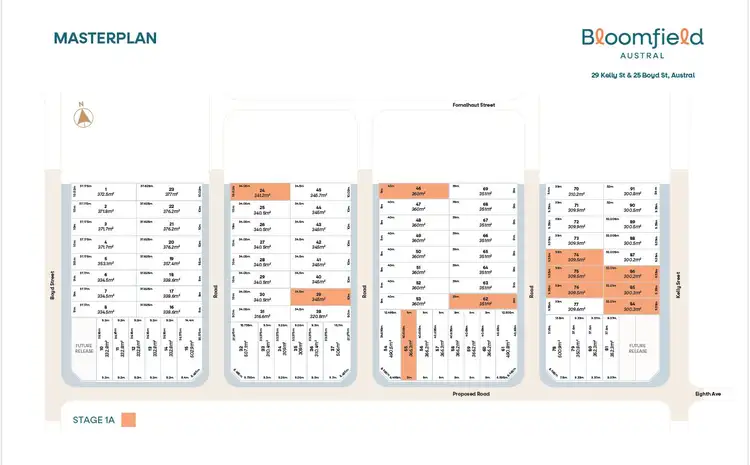 Floorplan of Homely land listing, LOT Lot 1, 90 Ninth Ave, Austral NSW 2179