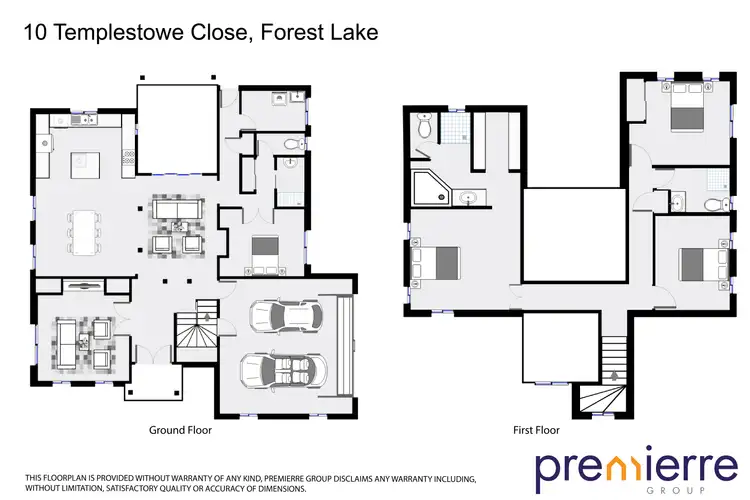 Floorplan of Homely house listing, 10 Templestowe Close, Forest Lake QLD 4078