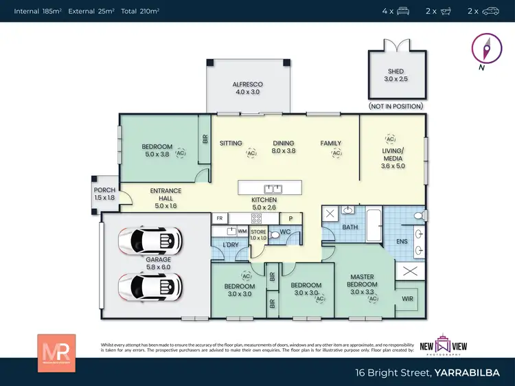 Floorplan of Homely house listing, 16 Bright Street, Yarrabilba QLD 4207