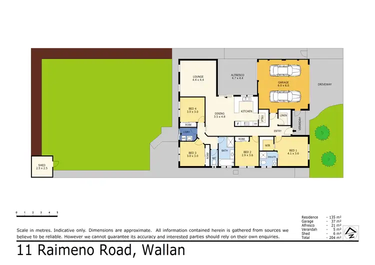 Floorplan of Homely house listing, 11 Raimeno Road, Wallan VIC 3756