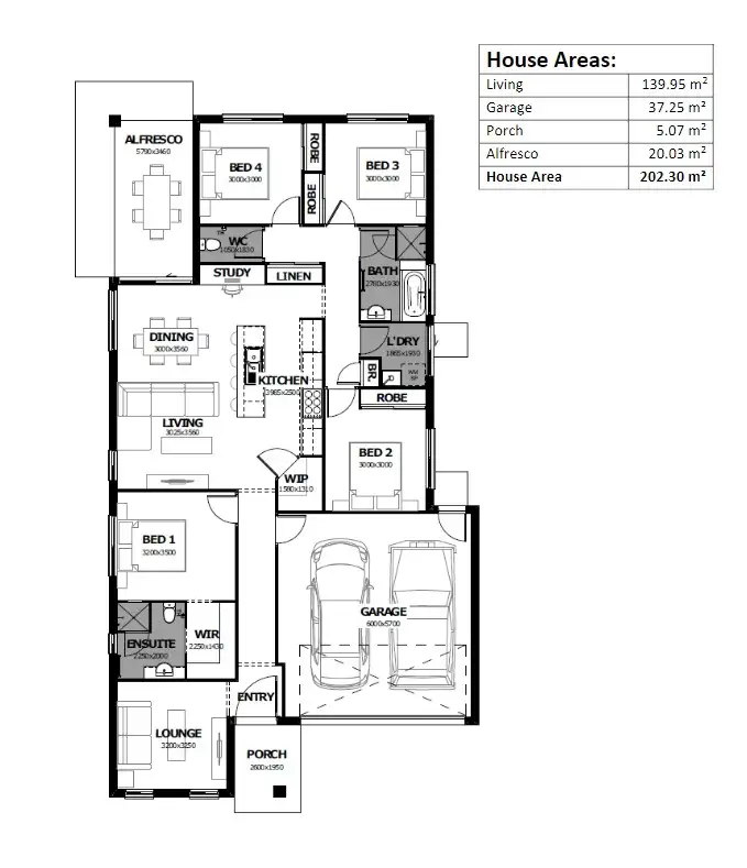Floorplan of Homely house listing, Address available on request