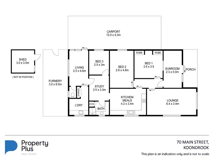 Floorplan of Homely house listing, 70 Main Street, Koondrook VIC 3580