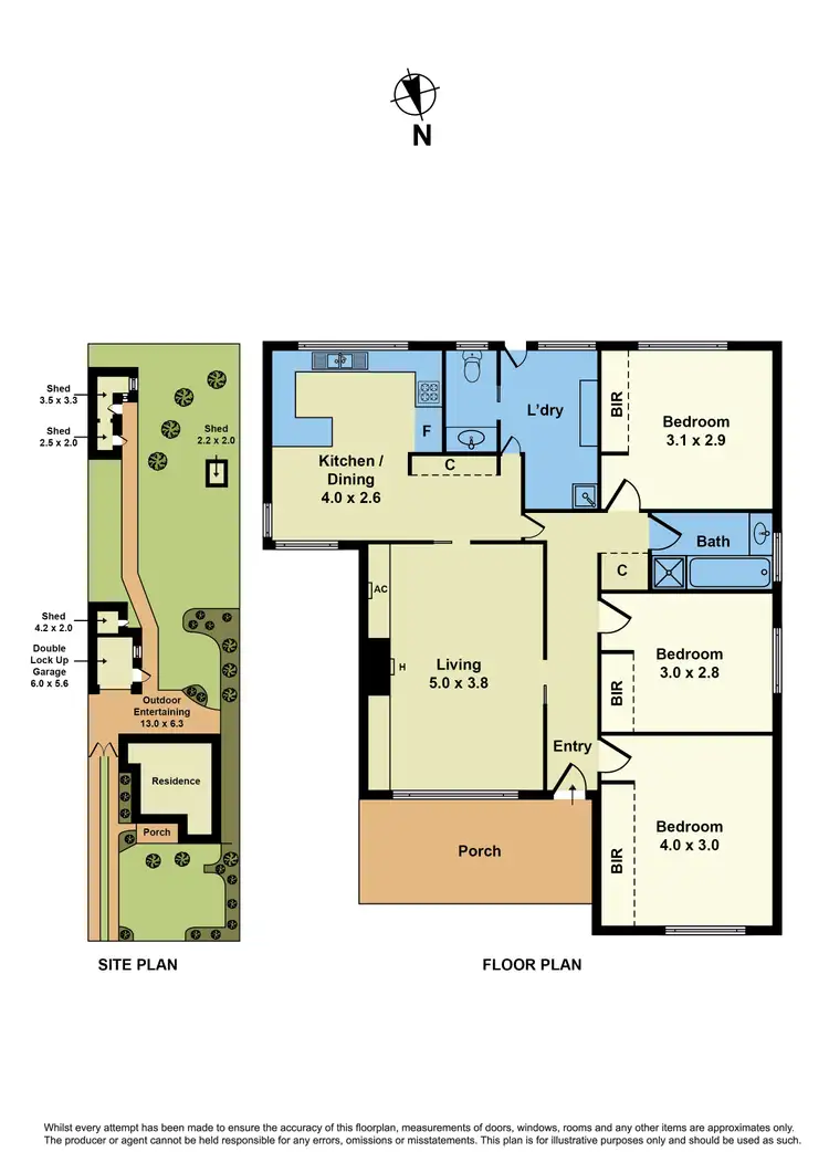 Floorplan of Homely house listing, 6 ILUKA COURT, Altona VIC 3018