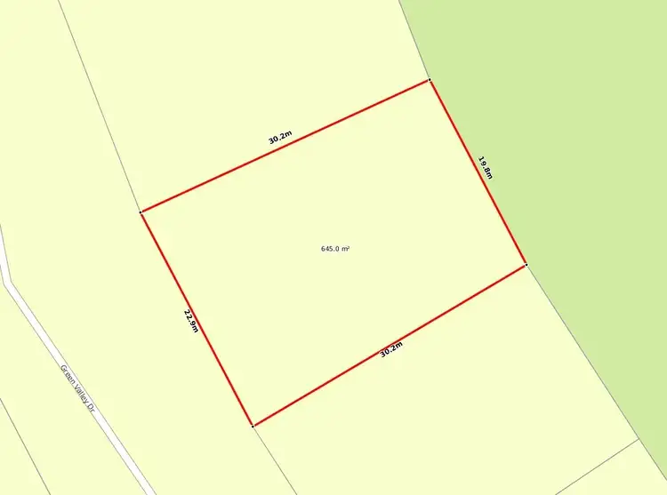 Floorplan of Homely land listing, 7 Green Valley Drive, Rainbow Beach QLD 4581